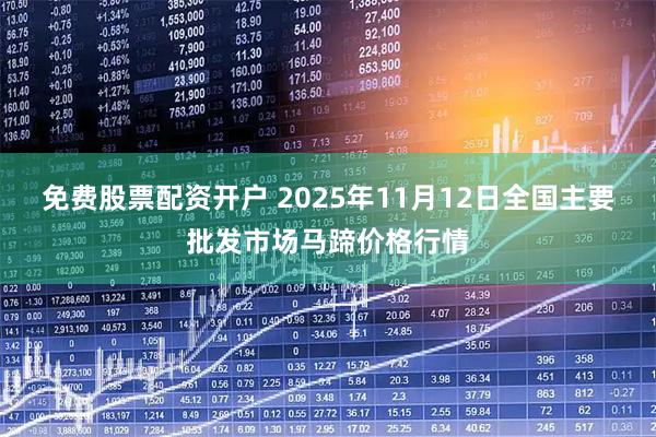 免费股票配资开户 2025年11月12日全国主要批发市场马蹄价格行情